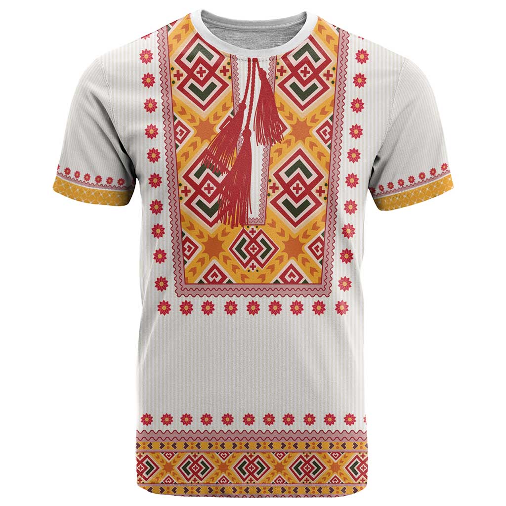 Slovakia Costume T-Shirt Traditional Folk Pattern Graphic Tee