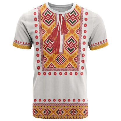 Slovakia Costume T-Shirt Traditional Folk Pattern Graphic Tee