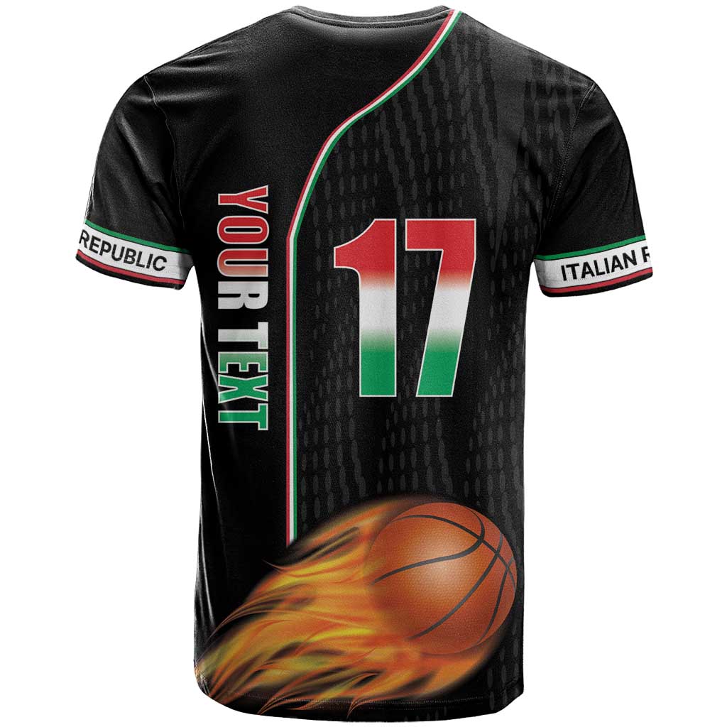 Custom Italian Republic Baketball T-Shirt Sporty Style Graphic Tee