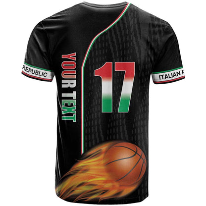 Custom Italian Republic Baketball T-Shirt Sporty Style Graphic Tee
