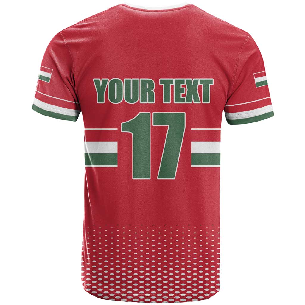 Custom Hungary Ice Hockey T-Shirt Red Style Come on Magyars Graphic Tee
