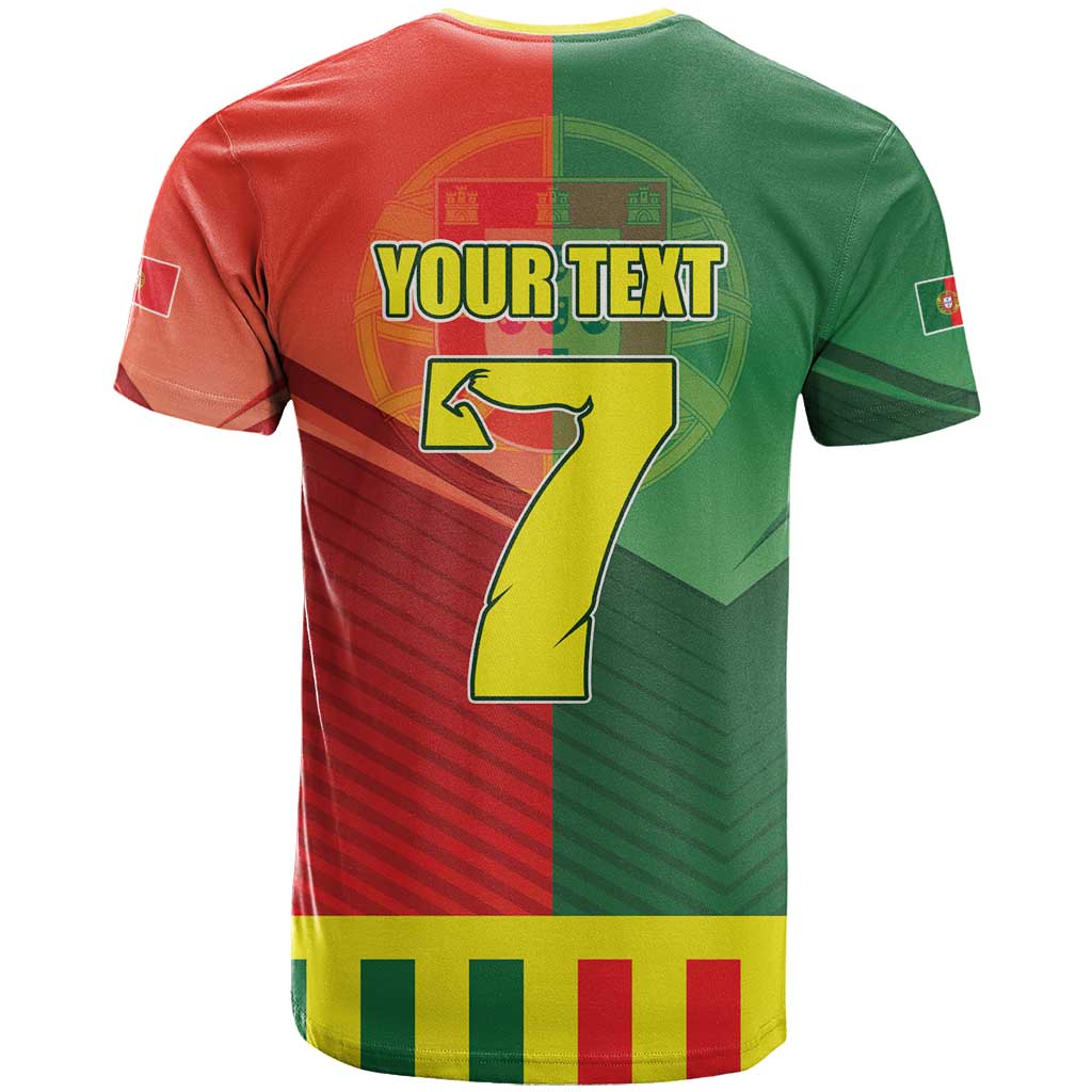 Personalized Portugal 7 Goat T-Shirt Greatest Of All Time Sporty Style Graphic Tee