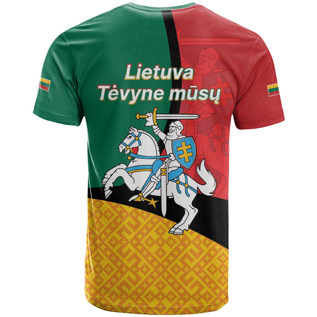 Lithuania Statehood Day July 6 T-Shirt Lietuva Tevyne musu Graphic Tee