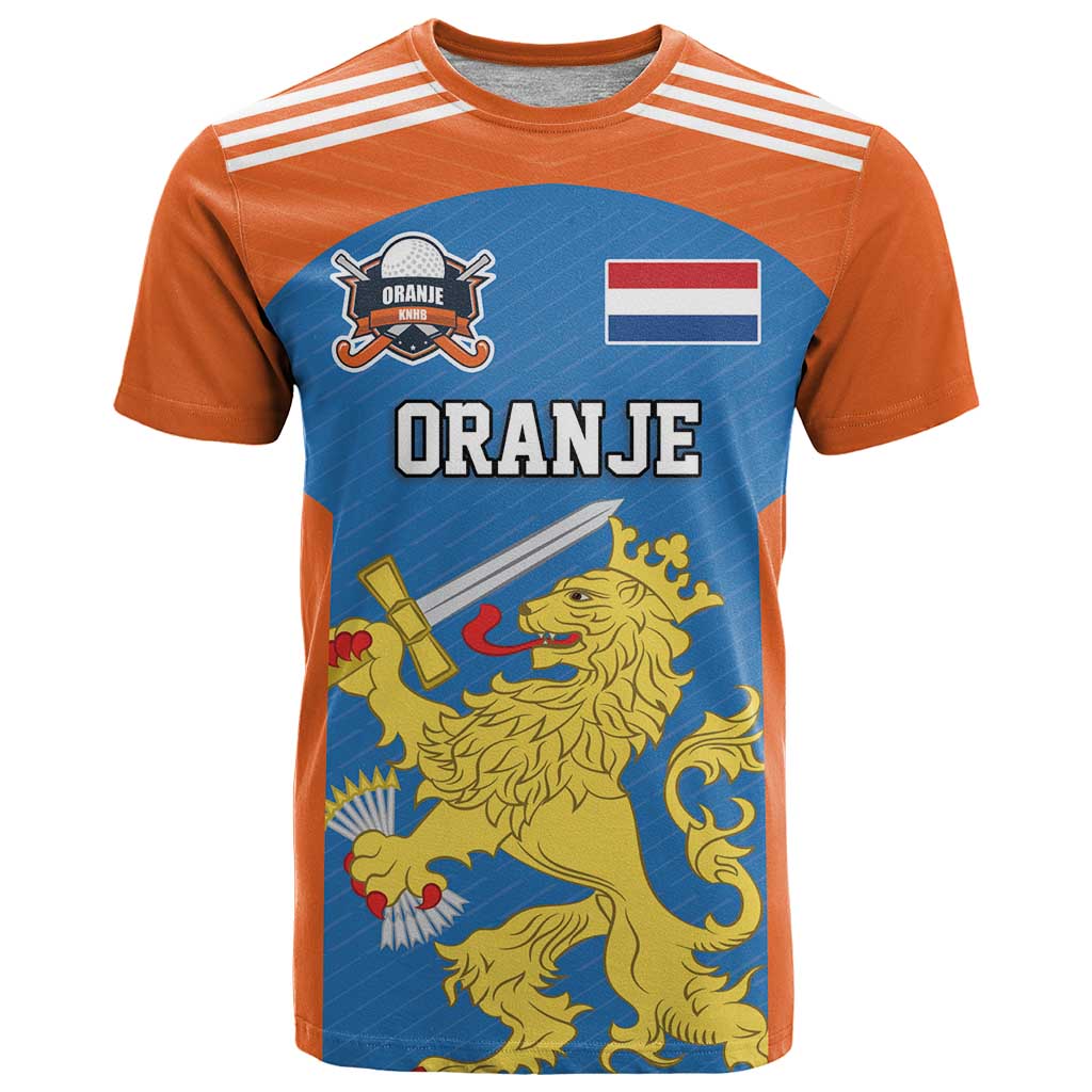 Netherlands Field Hockey Custom T-Shirt Sporty Style Graphic Tee