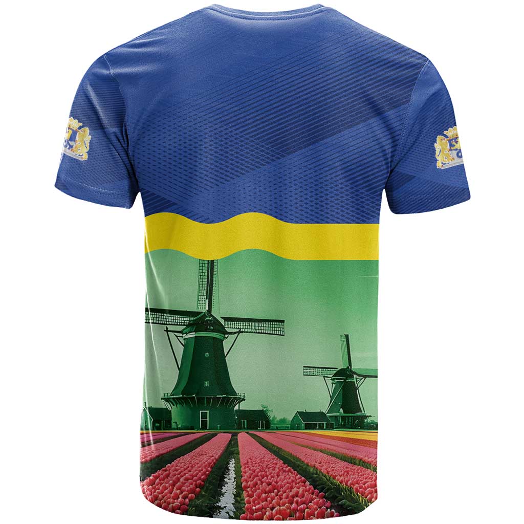 Netherlands Flevoland Province T-Shirt Flag Style Graphic Tee