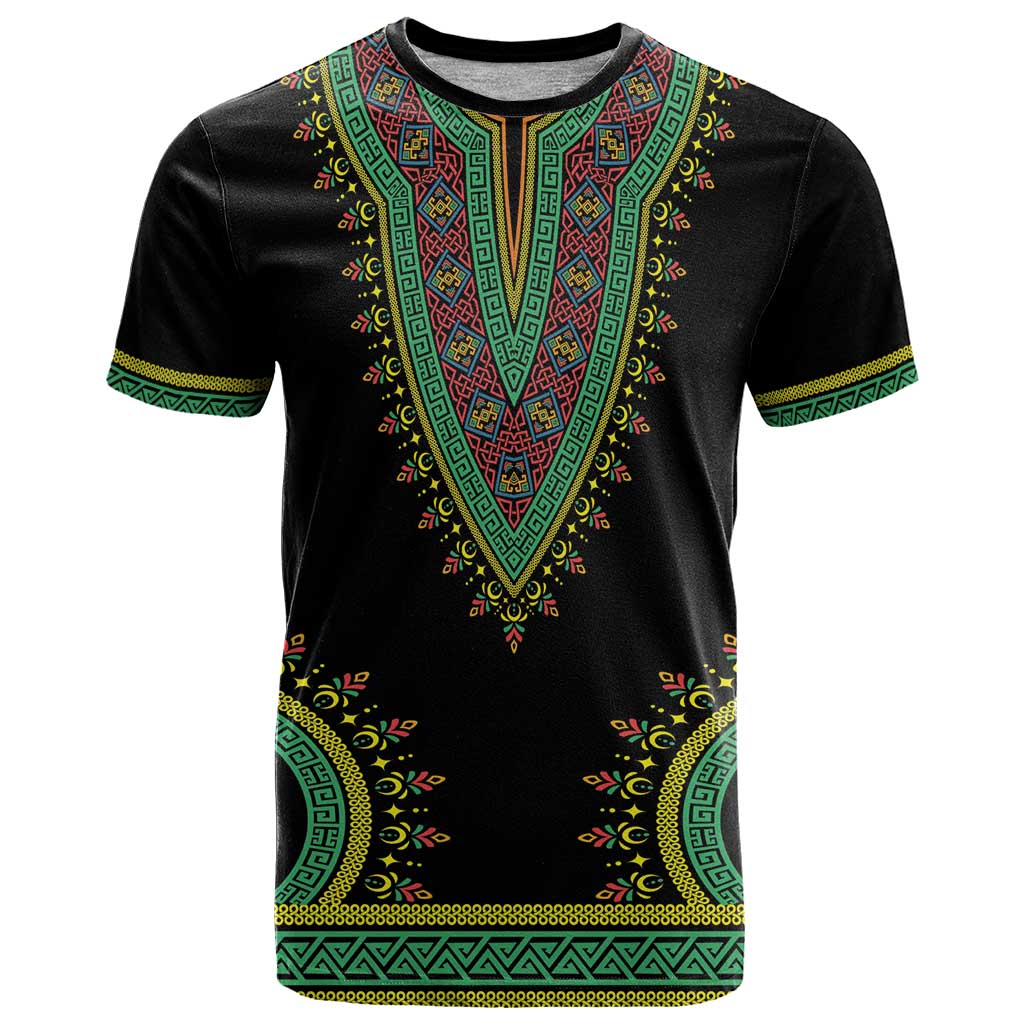 Liberia Coat of Arms T-Shirt African Dashiki Style Graphic Tee