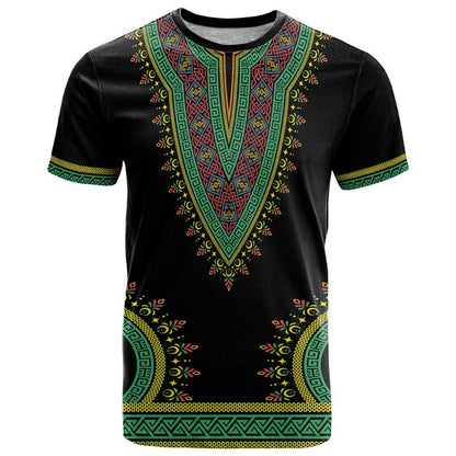 Liberia Coat of Arms T-Shirt African Dashiki Style Graphic Tee