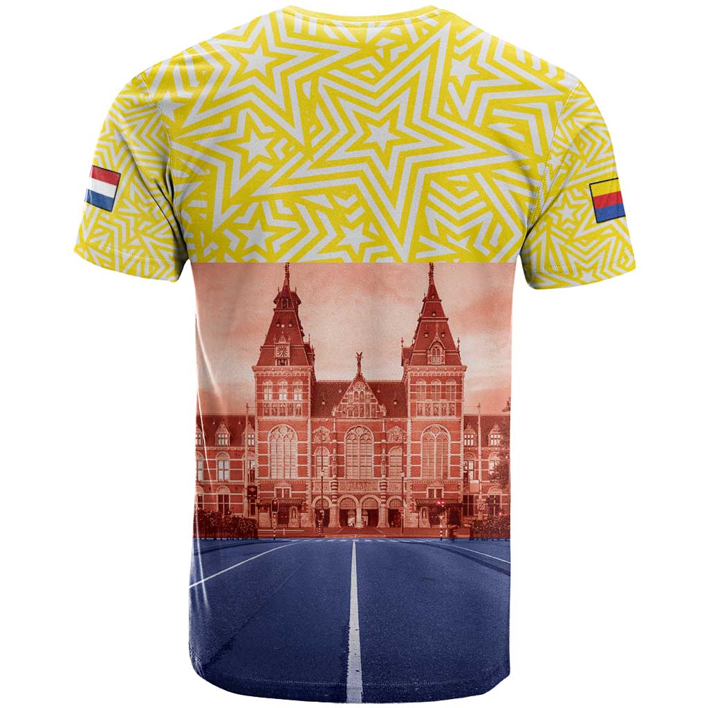 Netherlands North Holland Province T-Shirt Flag Style Graphic Tee