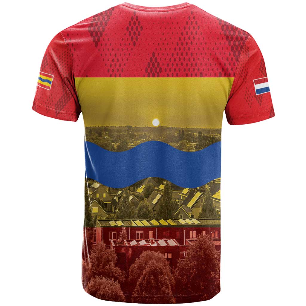 Netherlands Overijssel Province T-Shirt Flag Style Graphic Tee