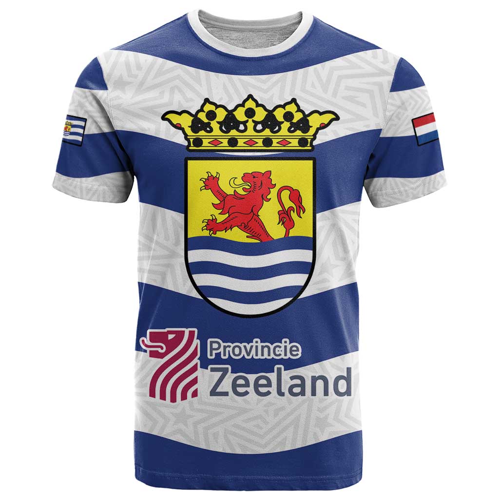 Netherlands Zeeland Province T-Shirt Flag Style Graphic Tee