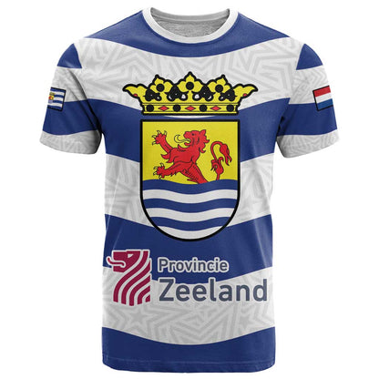 Netherlands Zeeland Province T-Shirt Flag Style Graphic Tee