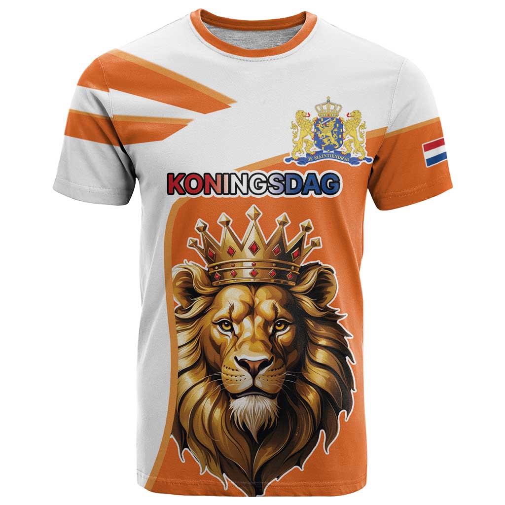Netherlands Koningsdag T-Shirt Happy King's Day Graphic Tee