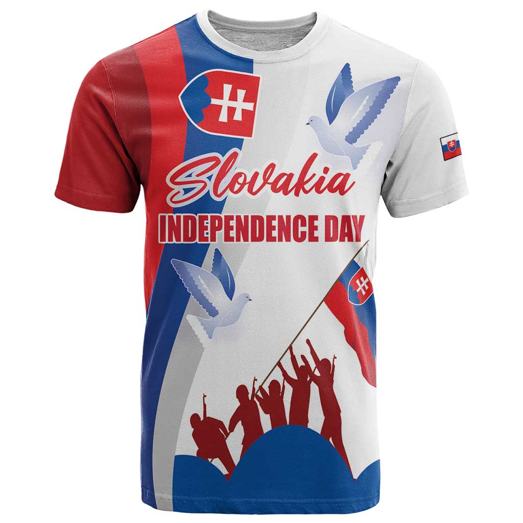 Slovakia Independence Day T-Shirt 17th July 1992 Graphic Tee