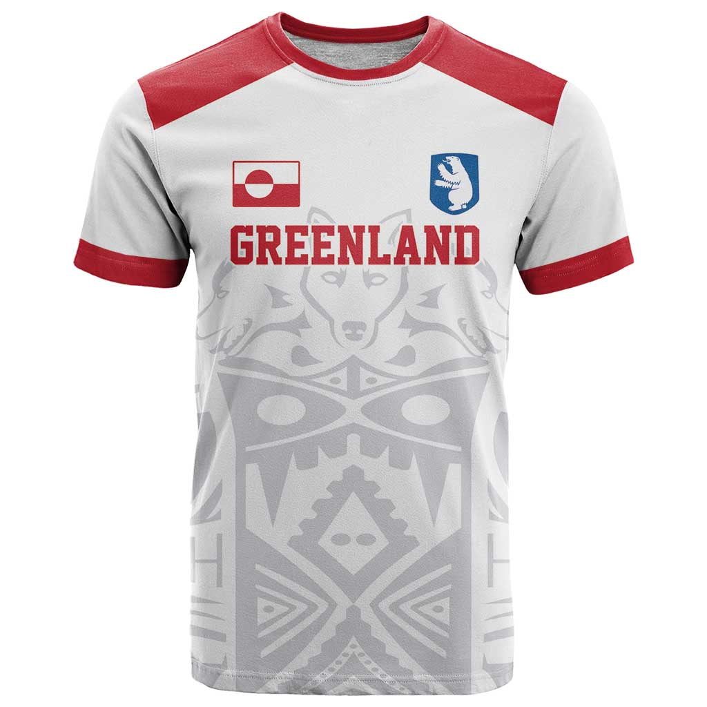 Custom Greenland Football T-Shirt Polar-Bamserne 2022 Version Graphic Tee