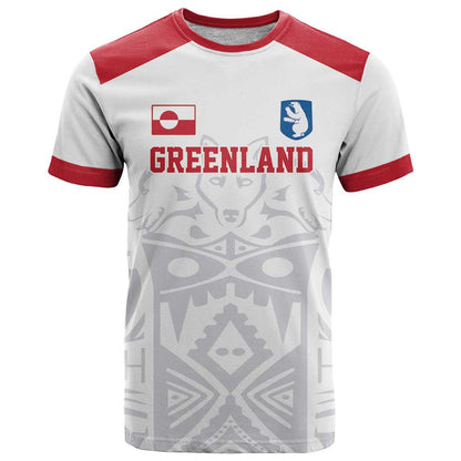 Custom Greenland Football T-Shirt Polar-Bamserne 2022 Version Graphic Tee