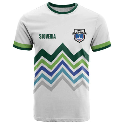 Custom Slovenia Football T-Shirt Sporty Style Graphic Tee