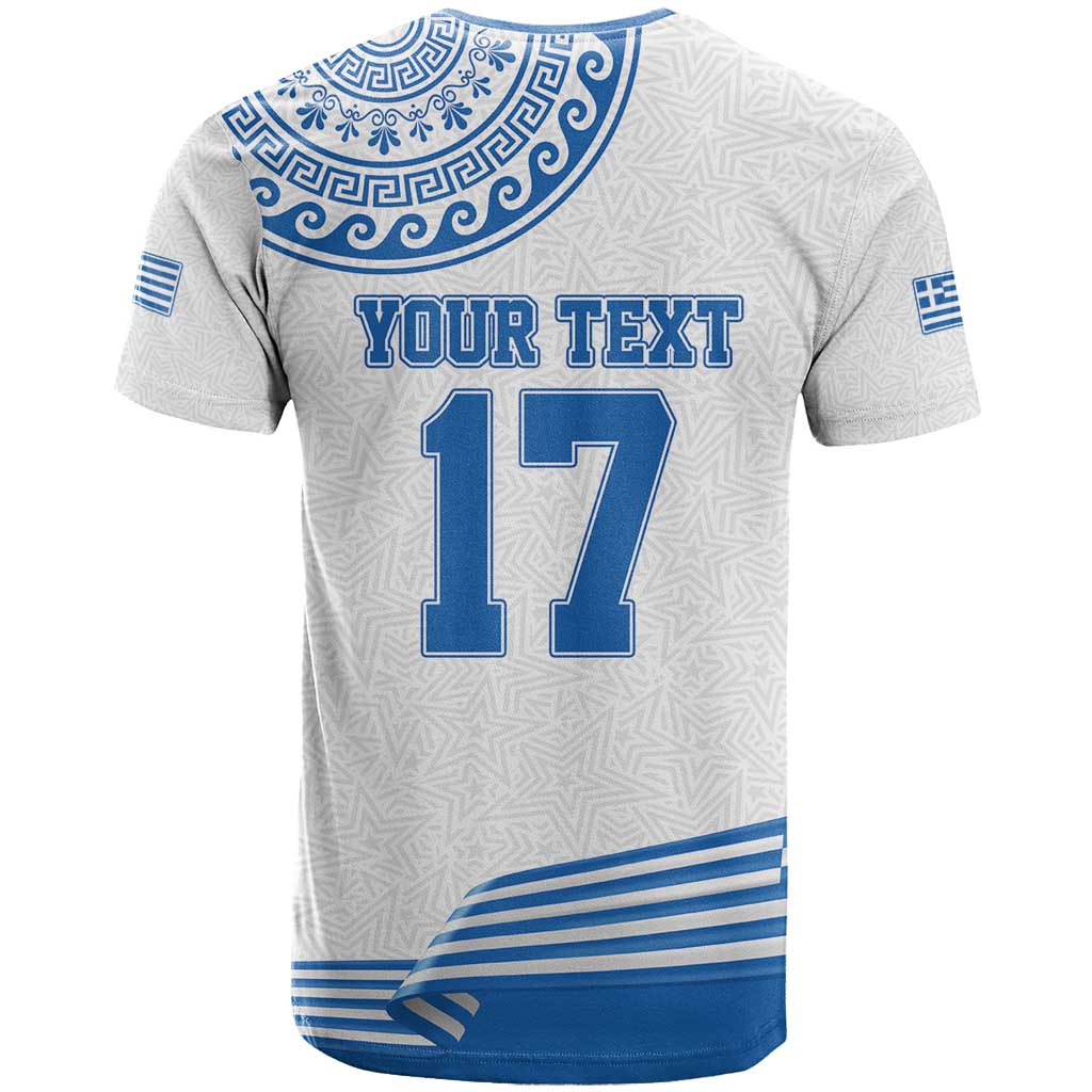 Custom Greece Basketball Champions T-Shirt Sporty Style with Eagle Mascot Graphic Tee