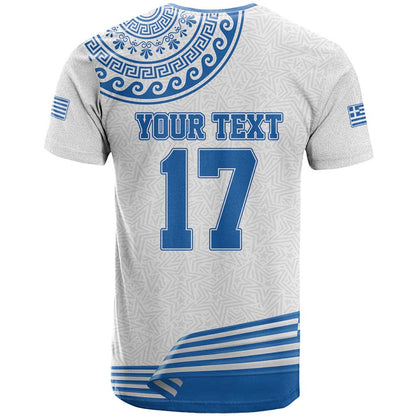 Custom Greece Basketball Champions T-Shirt Sporty Style with Eagle Mascot Graphic Tee