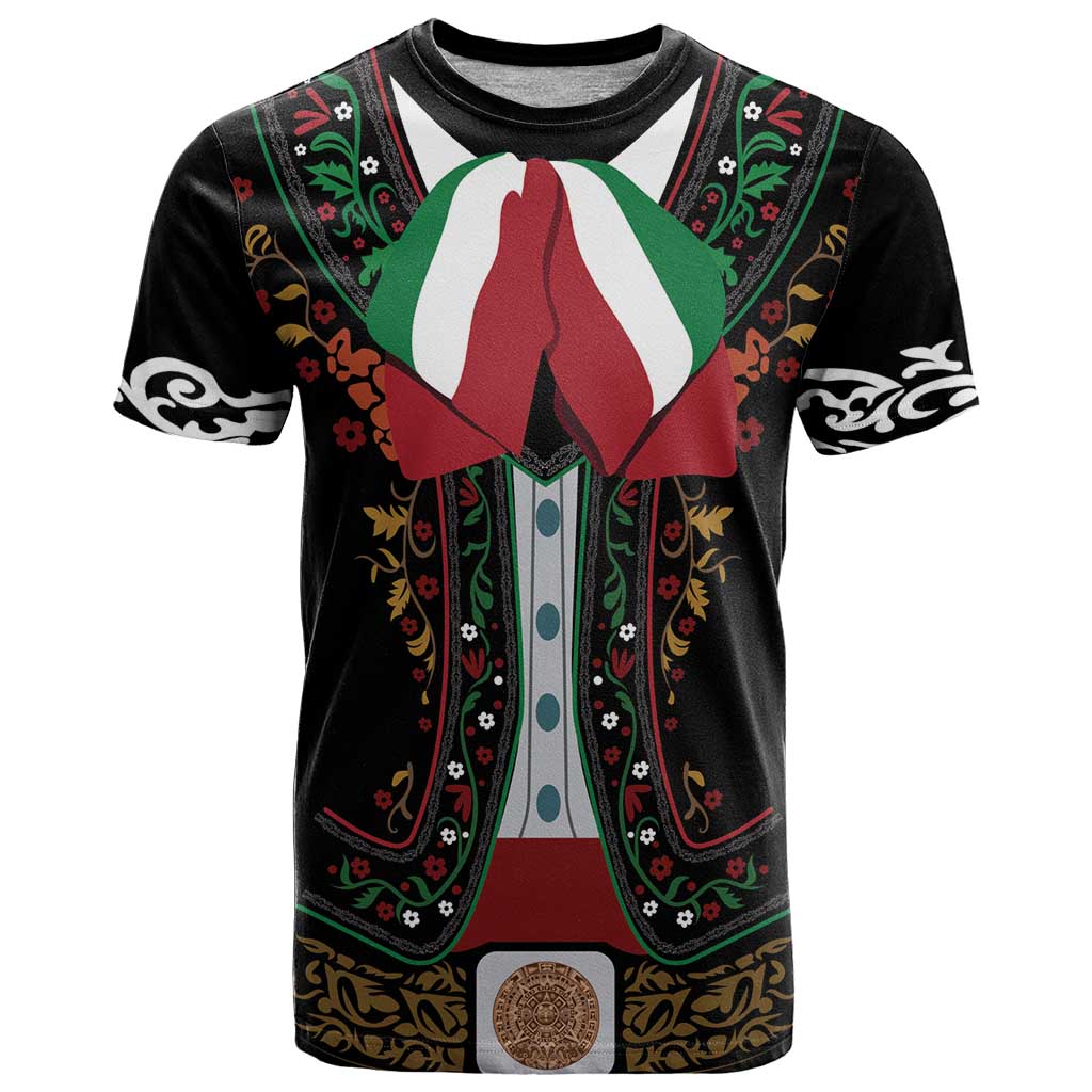 Mexico Cinco de Mayo T-Shirt Charro Suit Style Graphic Tee