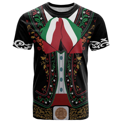 Mexico Cinco de Mayo T-Shirt Charro Suit Style Graphic Tee