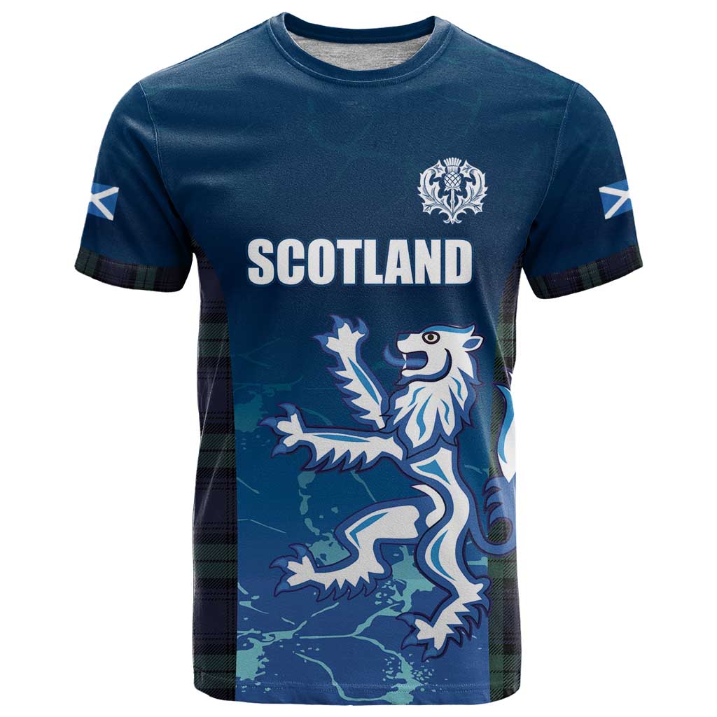 Custom Scotland Rugby T-Shirt Go Scottish Thistle Graphic Tee