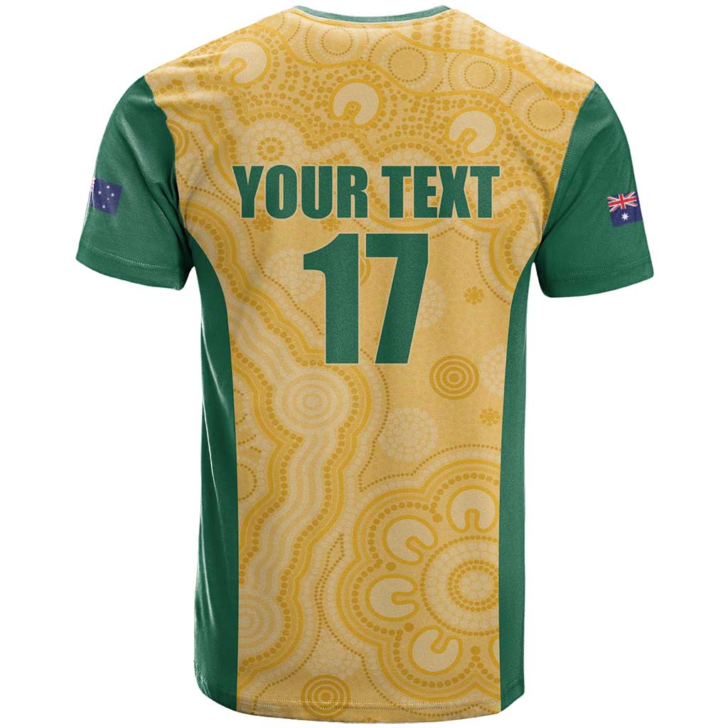 Custom Australia Rugby T-Shirt Kangaroo Mascot Graphic Tee