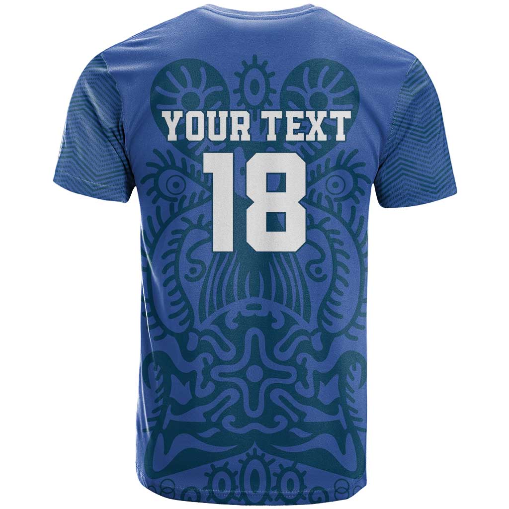Custom Finland Football Champion T-Shirt Sami Pattern Graphic Tee