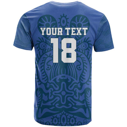 Custom Finland Football Champion T-Shirt Sami Pattern Graphic Tee