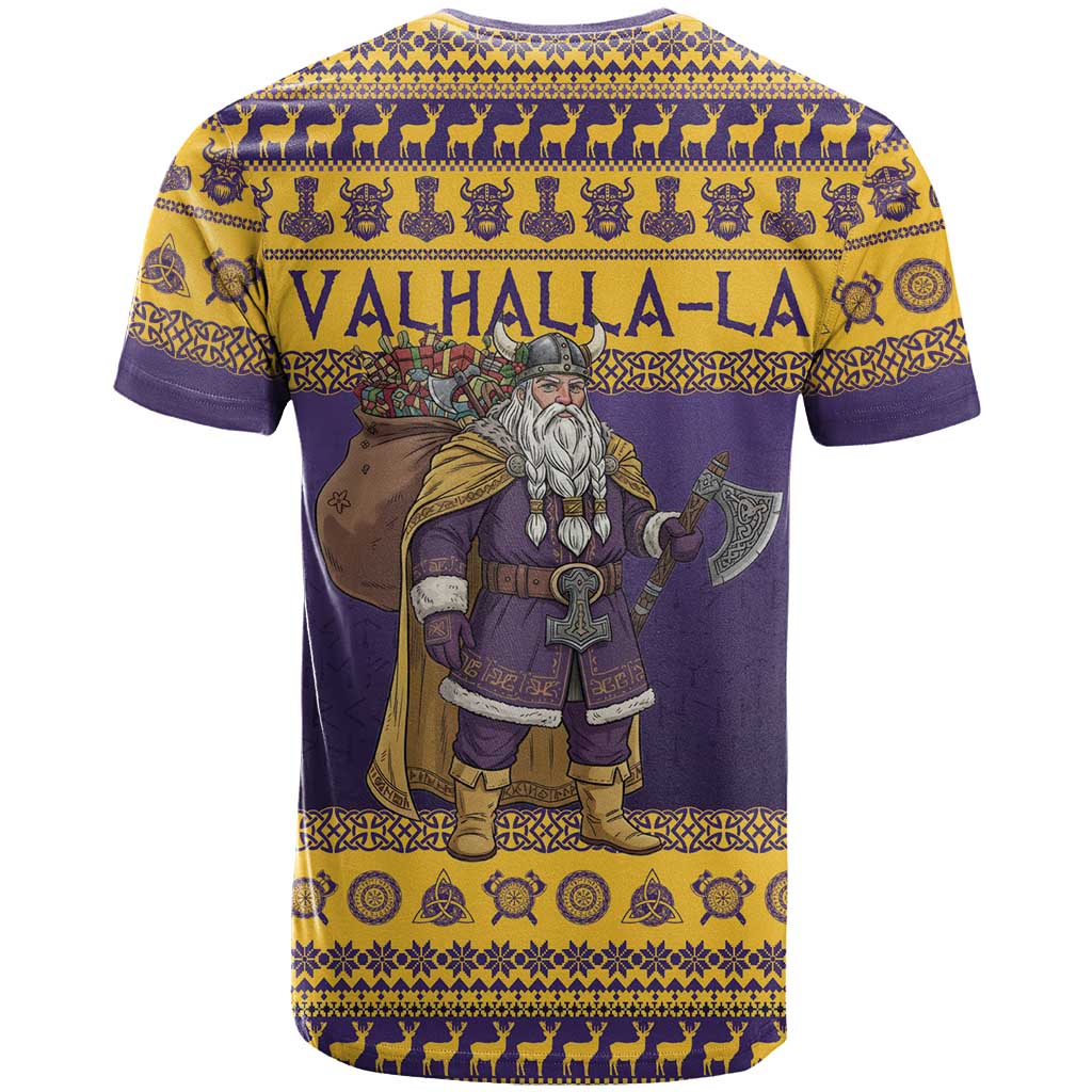 Merry Christmas from Vikingnations T-Shirt Valhalla-La Santa Graphic Tee