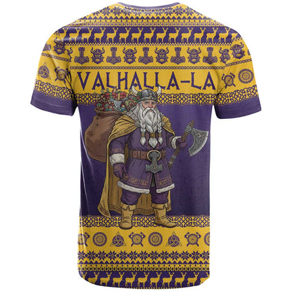 Merry Christmas from Vikingnations T-Shirt Valhalla-La Santa Graphic Tee