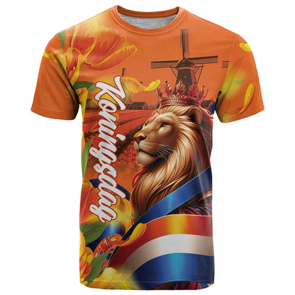 Netherlands Koningsdag T-Shirt Dutch Lion of Royal Pride Graphic Tee