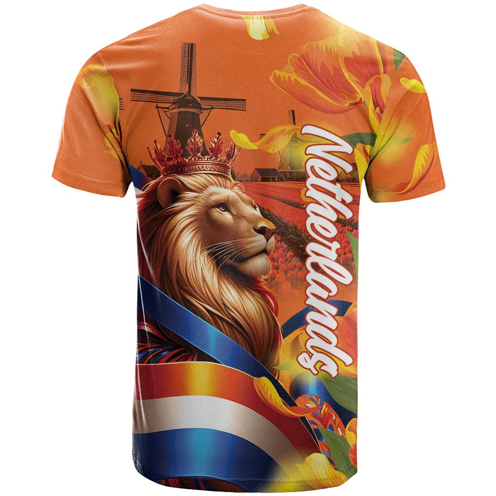 Netherlands Koningsdag T-Shirt Dutch Lion of Royal Pride Graphic Tee