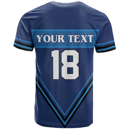 Custom Finland Hockey T-Shirt Suomi Lion Ice Pride 2026 Blue Graphic Tee