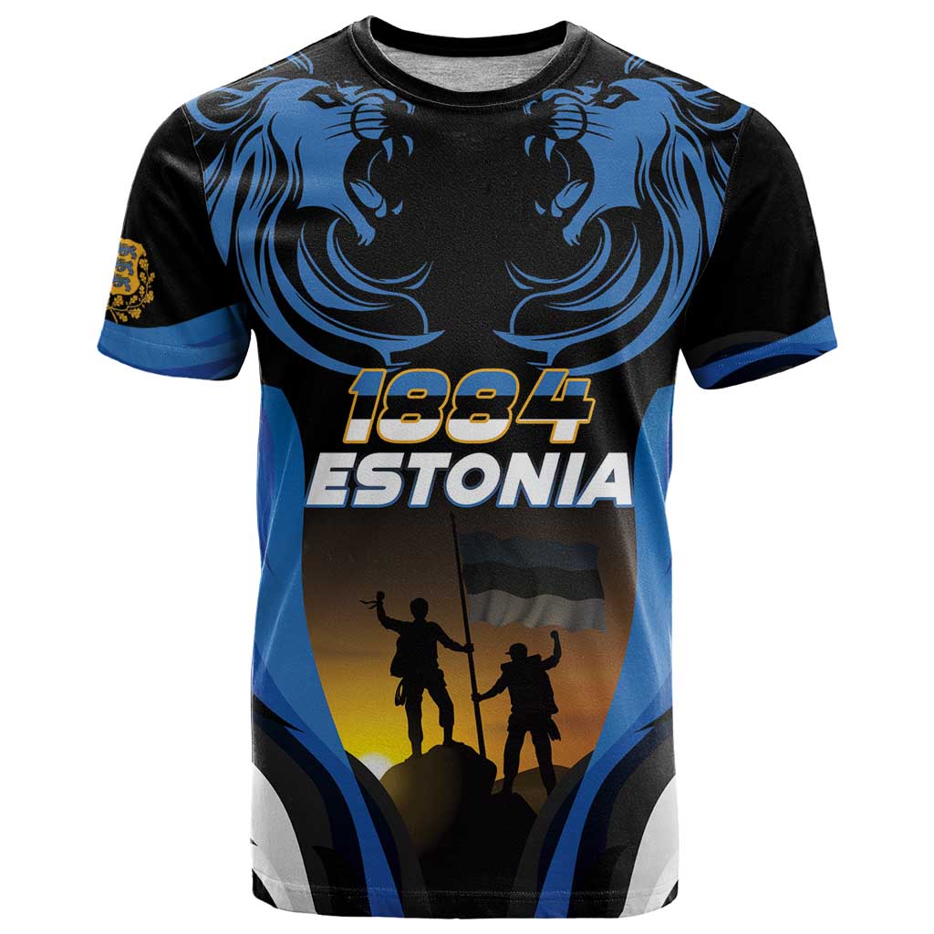 Custom Estonia National Flag Day T-Shirt Mu isamaa, mu onn ja room Graphic Tee