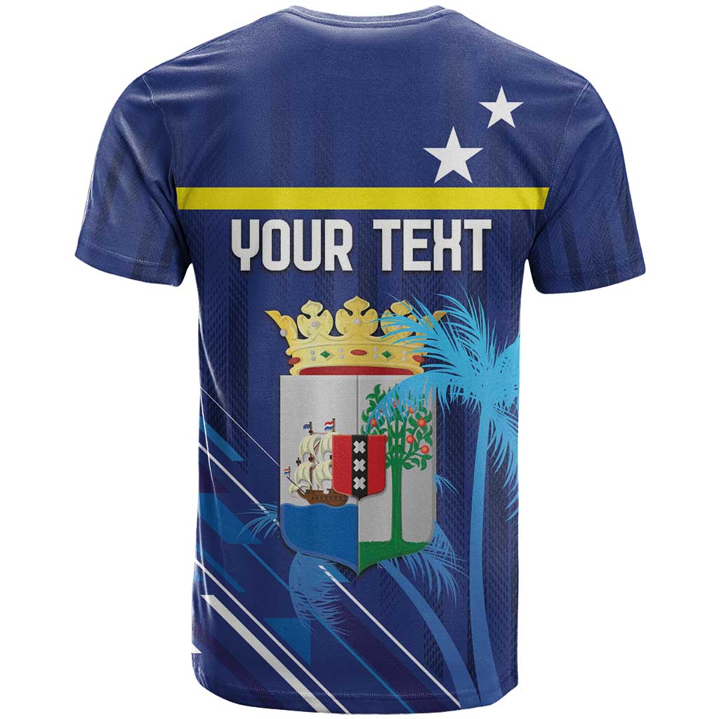 Personalized Curacao Flag Day T-Shirt Dia di Bandera Graphic Tee