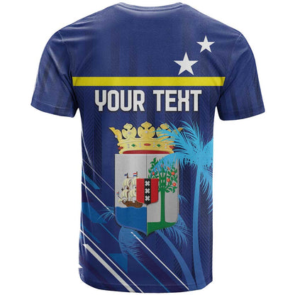 Personalized Curacao Flag Day T-Shirt Dia di Bandera Graphic Tee