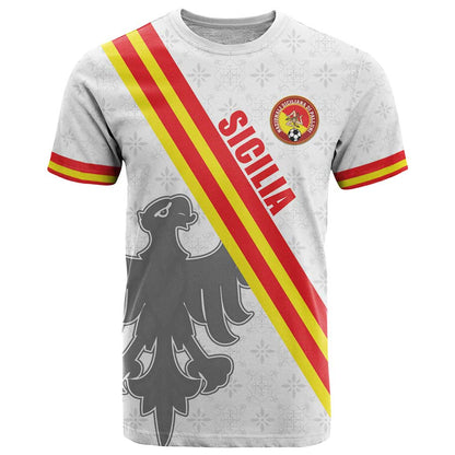 Custom Sicilia Football T-Shirt Animus Tuus Dominus Graphic Tee