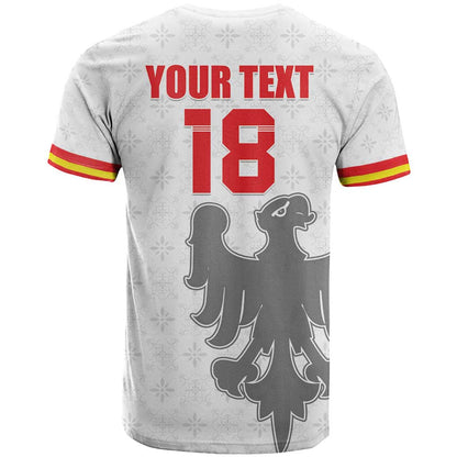Custom Sicilia Football T-Shirt Animus Tuus Dominus Graphic Tee
