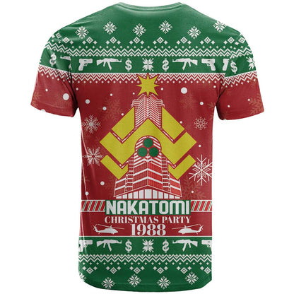 Nakatomi Christmas Party 1988 T-Shirt Christmas Funny Graphic Tee