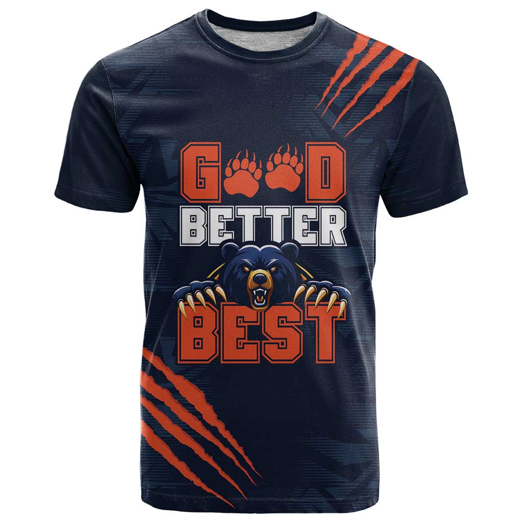 Good Better Best Chicago T-Shirt Funny Cool Bear Graphic Tee