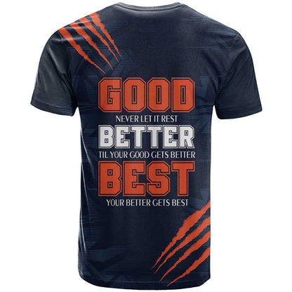 Good Better Best Chicago T-Shirt Funny Cool Bear Graphic Tee