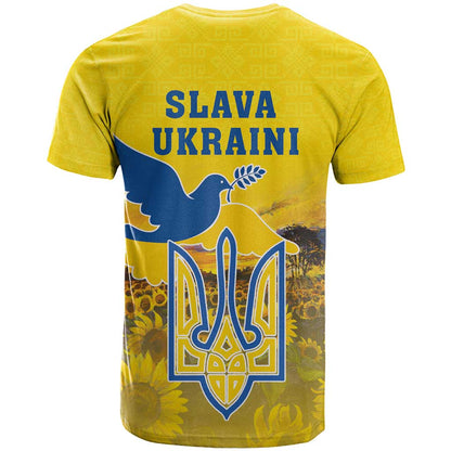 Ukraine Monument Independence Day T-Shirt Glory to Ukraine! Graphic Tee