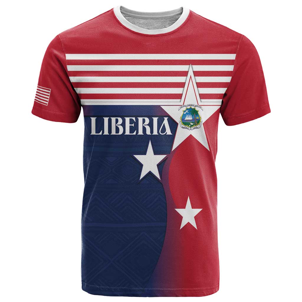 Liberia National Flag Day T-Shirt All Hail Liberia Hail Graphic Tee