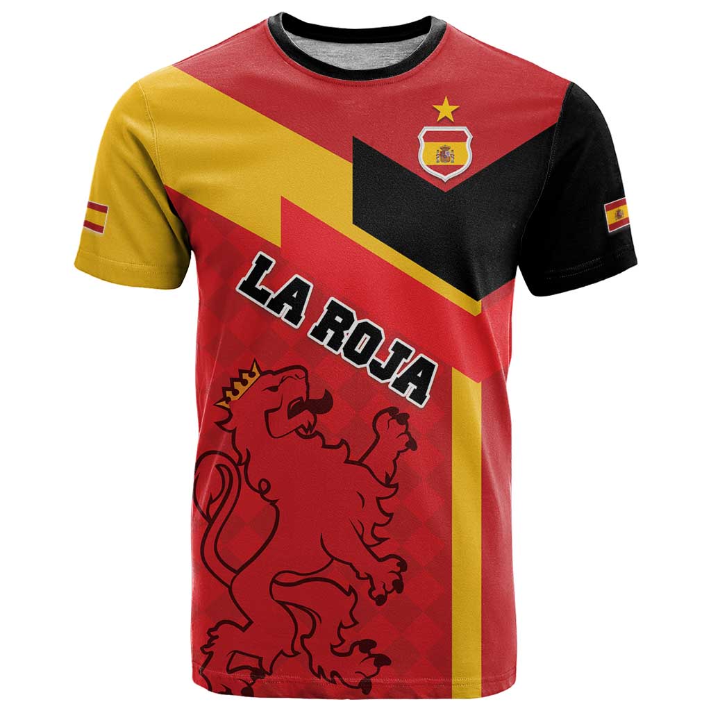 Custom Spain Football T-Shirt La Roja Go Champion Graphic Tee