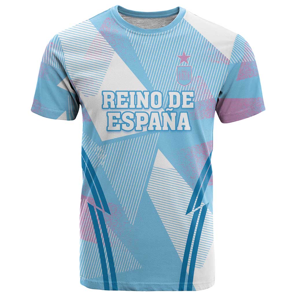Custom Spain Football T-Shirt Simple Style Graphic Tee