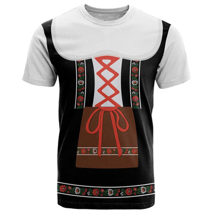 Oktoberfest Dirndl Costume T-Shirt German Beer Festival Graphic Tee