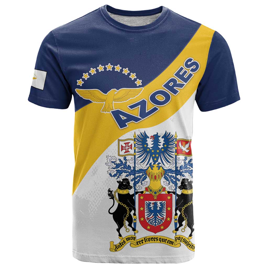 Personalized Azores T-Shirt Antes Morrer Livres Que Em Paz Sujeitos Graphic Tee