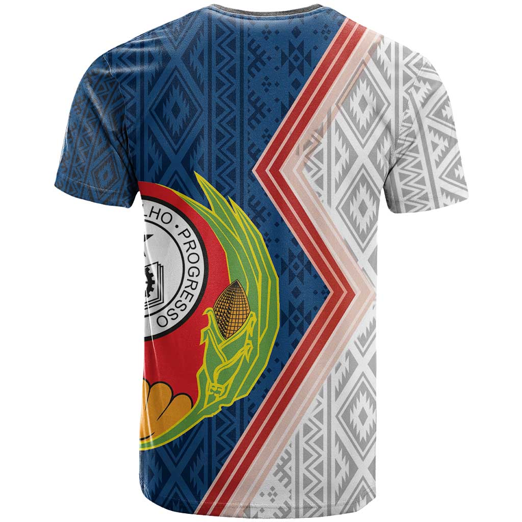 Cape Verde T-Shirt Verde Coat Of Arms And Pattern Graphic Tee