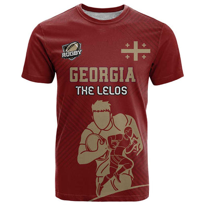 Custom Georgia Rugby T-Shirt The Lelos Go Champions Graphic Tee