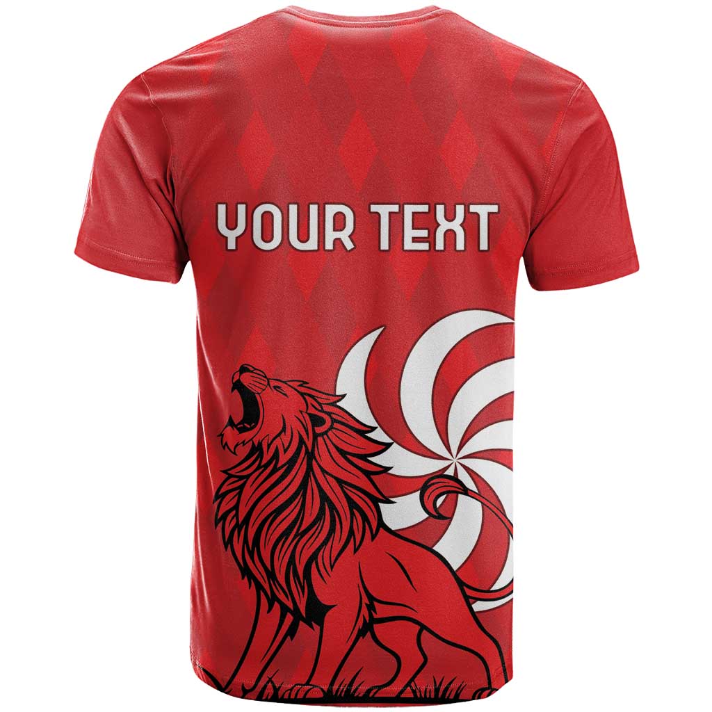 Personalized Georgia T-Shirt Lion Borjgali Graphic Tee